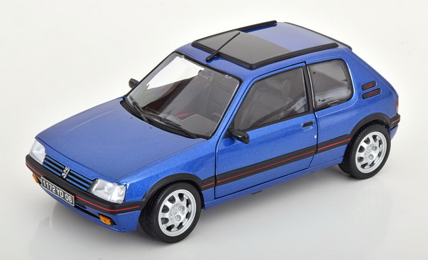 Модель 1:18 Peugeot 205 GTI 1.9 - 1992 - Blue met.