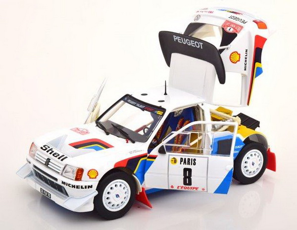 Модель 1:18 Peugeot 205 T16 №8 Rally Monte-Carlo (Bruno Saby - Fauchille)