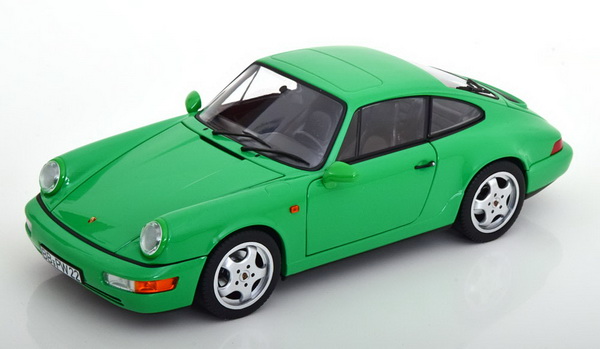 Модель 1:18 Porsche 911 (964) Carrera 4 Coupe 1990 - green