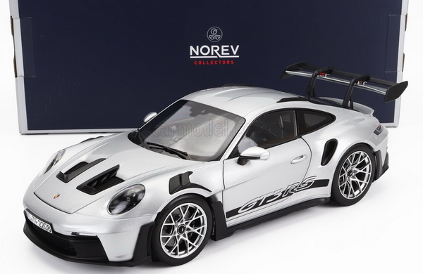 Porsche 911 992 GT3 RS Coupe - 2022 - Silver 187357 Модель 1:18