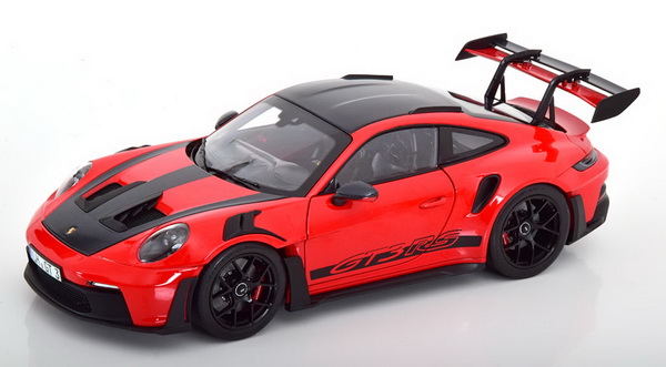 Модель 1:18 Porsche 911 GT3 RS Weissach Package - 2022 - Red