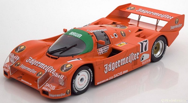 Модель 1:18 Porsche 962 C №17 «Jagermeister» Winner 1000km Spa (Thierry Boutsen - Jelinski - Brun) (L.E.1000pcs)