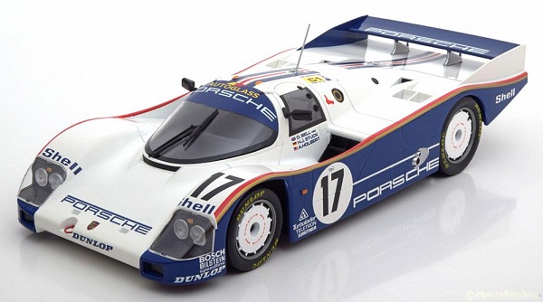 Модель 1:18 Porsche 962 C Sieger 24h Le Mans (Bell - Stuck - Holbert) (L.E.1000pcs) mit «Rothmans» Decals