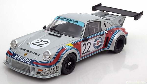 Модель 1:18 Porsche 911 Carrera RSR 2.1 №22 «Martini» 2nd 24h Le Mans (Müller - van Lennep) (L.E.1000pcs)