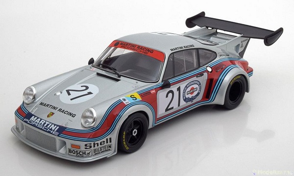 Модель 1:18 Porsche 911 Carrera RSR 2.1 №21 «Martini» Le Mans (Manfred Schurti - Koinigg) (L.E.1000pcs)