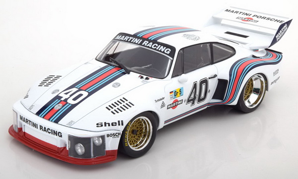 Модель 1:18 Porsche 935 №40 24h «Martini» Le Mans (Rolf Stommelen - Manfred Schurti) (L.E.1000pcs by Modelissimo)