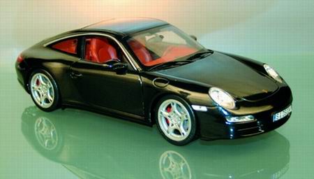 Модель 1:18 Porsche 911 targa - black