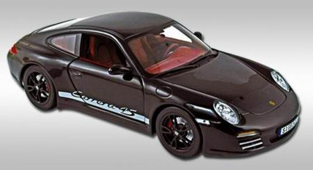 porsche 911 carrera 4s coupe - black 187556 Модель 1:18