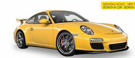 Модель 1:18 Porsche 911 GT3 (997 II) - speed yellow