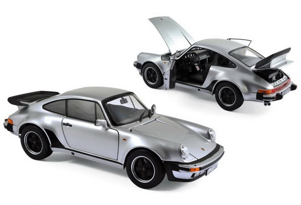 Модель 1:18 Porsche 911 turbo 3.3L (930) 1977 Silver