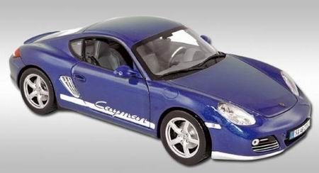 Модель 1:18 Porsche Cayman New - blue met