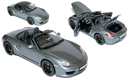 Модель 1:18 Porsche Boxster S - meteor grey