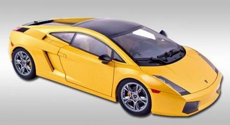 Модель 1:18 Lamborghini Gallardo SE - giallo midas