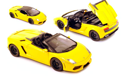 Модель 1:18 Lamborghini Gallardo LP 560-4 Spyder - yellow