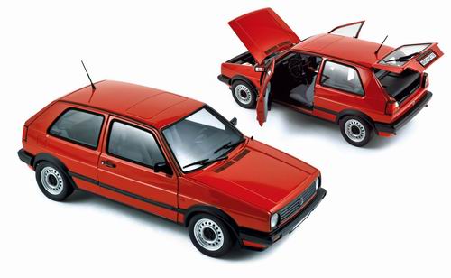 Модель 1:18 Volkswagen Golf II CL - red