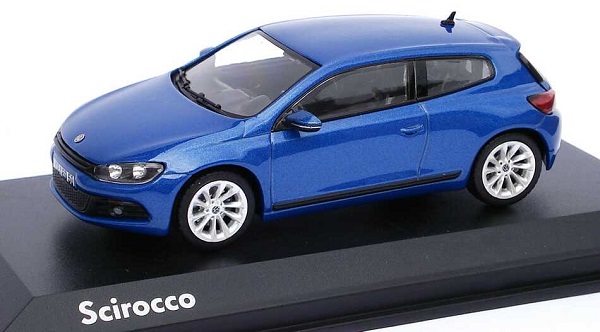 Volkswagen Scirocco 2008 (Metallic Blue) VW Promo 1K8099300R5Z Модель 1:43