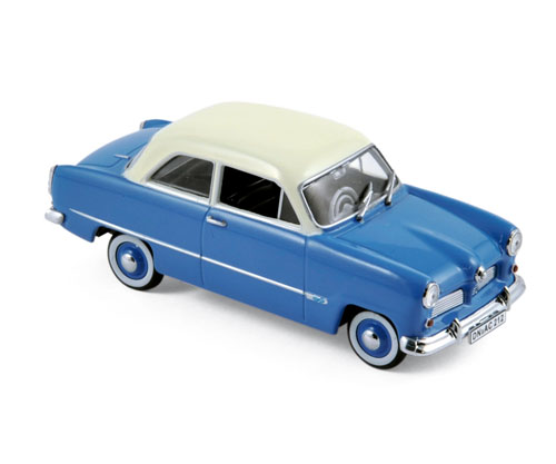ford taunus 12m 1954 blue/white 270534 Модель 1:43