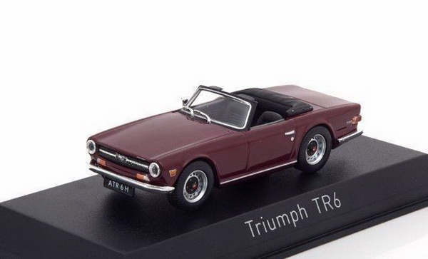 triumph tr6 1970 damson red 350092 Модель 1:43