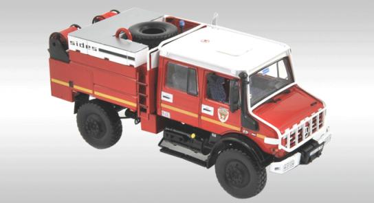 mercedes-benz u5000 «equipement sides» 4х4 2009 (пожарный в новом кузове) 351166 Модель 1:43