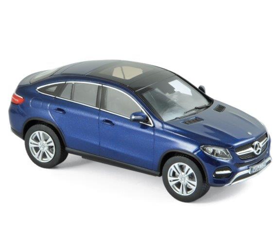 Модель 1:43 Mercedes-Benz GLE Coupe (C292) 2015 Brillantblau Metallic