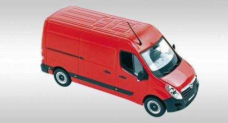 opel movano (фургон) - red 360005 Модель 1:43