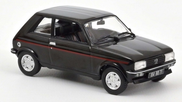 Модель 1:43 Peugeot 104 ZS 1979 - black/red