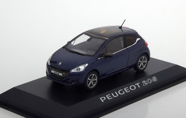 Peugeot 208 - blue 472774 Модель 1:43