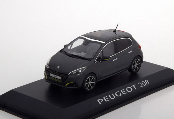 Модель 1:43 Peugeot 208 Mie-Vie 5P 2015 - mat.grey