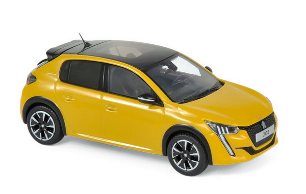 Модель 1:43 Peugeot 208 GT Line - yellow