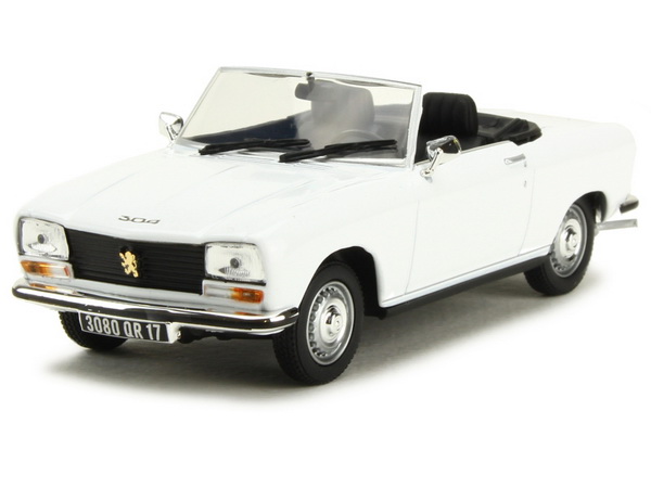peugeot 304 cabriolet s 1973 alaska white 473410 Модель 1:43