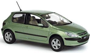 Модель 1:43 Peugeot 307 Xt (3-door) - vert ouranos