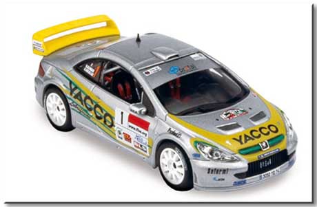 Модель 1:43 Peugeot 307 WRC №1 «Yacco» (Vouilloz - Kunger)