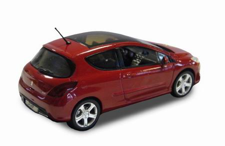 peugeot 308 (3-door) - rouge babylone 473801 Модель 1:43
