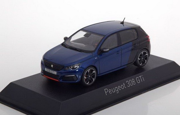 Модель 1:43 Peugeot 308 GTi Magnetic Blue/Black