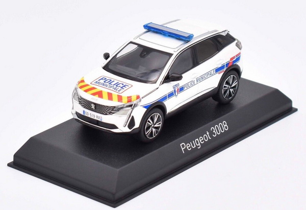 Модель 1:43 Peugeot 3008 Police Municipale - 2023 (Facelift)