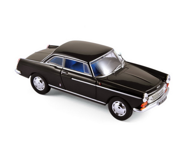 peugeot 404 coupe 1967 black 474431 Модель 1:43