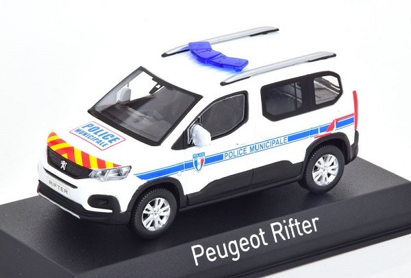 Модель 1:43 Peugeot Rifter Police Municipale 2019