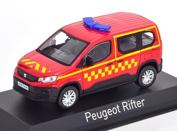 Модель 1:43 Peugeot Rifter Feuerwehr 2019