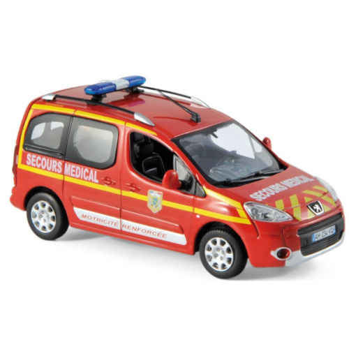 Модель 1:43 Peugeot Partner «Pompiers Secours Medical» (пожарная скорая медицинская помощь) 2010