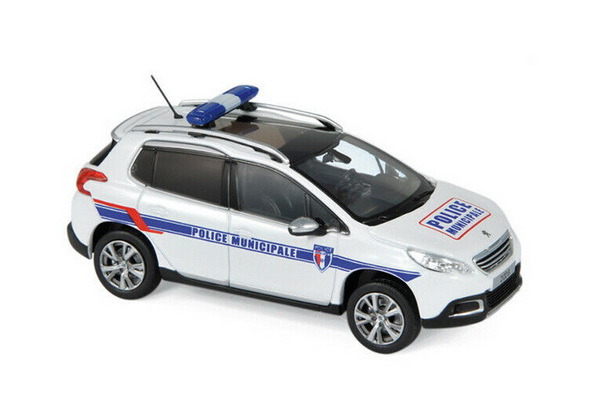 peugeot 2008 "police municiaple" (муниципальная полиция Франция) - white 479821 Модель 1:43