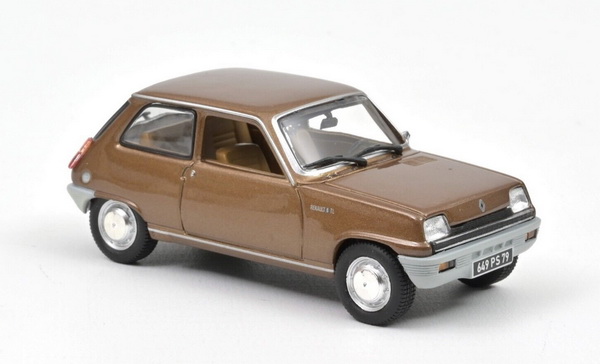 Модель 1:43 Renault R5 TL 3 Doors - 1974 - Brown Metal