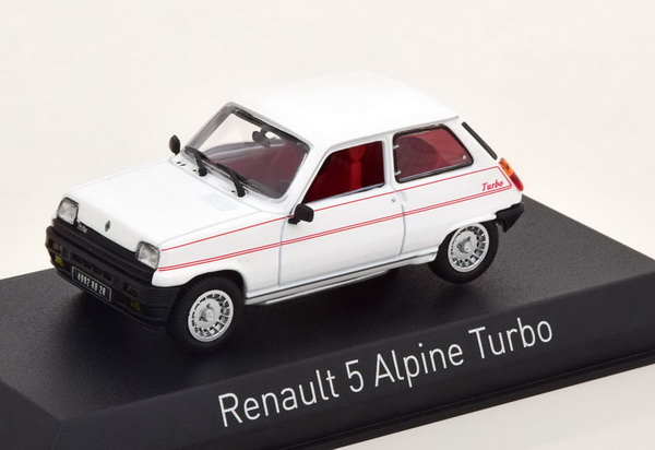 Renault 5 Alpine Turbo 1983 - white/red 510535 Модель 1:43