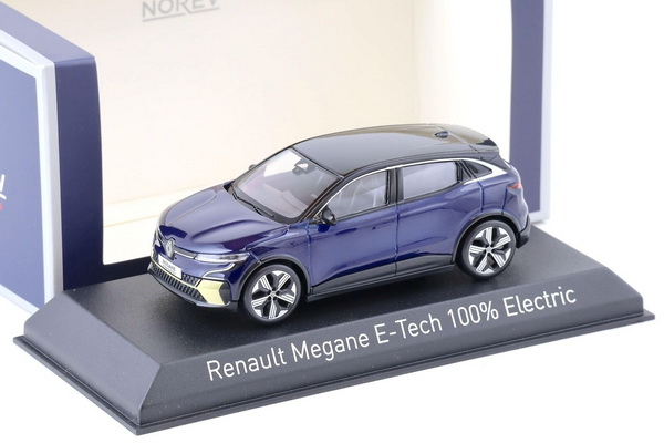 Renault Megane E-Tech 100% Electric 2022 - Flame Red & Black 517922 Модель 1:43