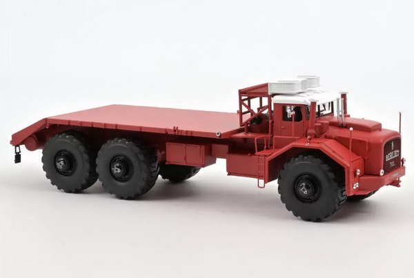 Berliet T100 n°1 1960 Red without Side Panels 690039 Модель 1 43