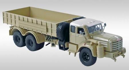 Модель 1:43 Berliet GBO 15 6x4 Plateau Ridelle Beige (бортовой армейский грузовик Алжир)