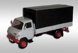 Модель 1:43 Hanomag F55 - grey/red (бортовой грузовик)