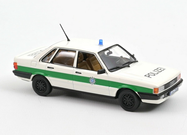 Модель 1:43 Audi 80 Polizei - Niederkaltenkirchen - white/green