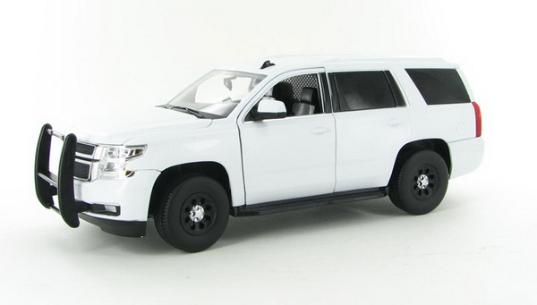 chevrolet tahoe unmerked plain police car - white NS65113 Модель 1:24