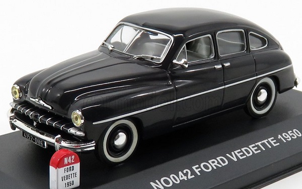 ford england - vedette 1950 dark blue NO042-DIS Модель 1:43