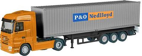 mercedes-benz actros hauling a 40~ ocean container-p&d nedlloyd 625-02 Модель 1:50